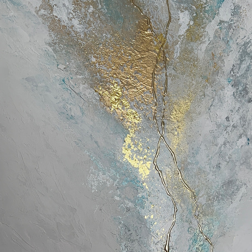 泡沫 -Bay- 】 大きめ/和風/禅/絵画/アート/抽象画/ニュアンス/モダン