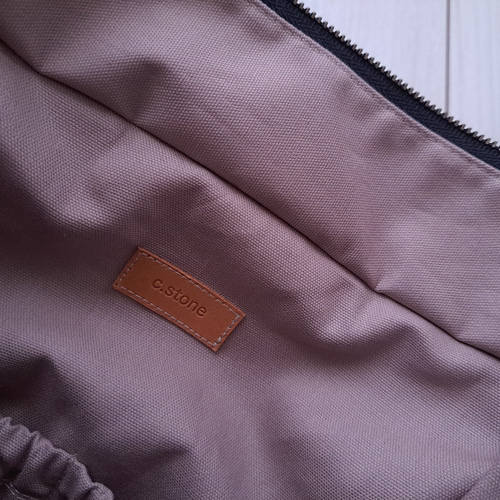 ハンドメイド リバティ 魔女子さんノワール 通勤バッグ A4ケース入る