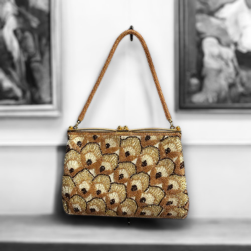 昭和レトロなビーズバッグ 日本の美しい手仕事 ビンテージ