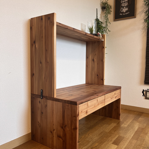 学習机 勉強机 ワークデスク 作業机 ロータイプ サイズ変更可能 900