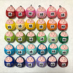 ミニだるまお守り（1個） ハンドメイド フェルト その他雑貨 daruma__