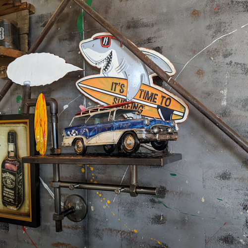 1940s vintage 3D ハワイアンヘッド 壁掛け インテリア】壁掛け 木製