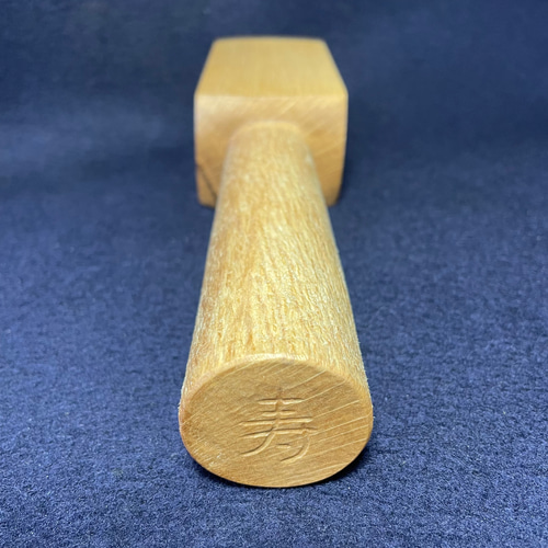 木彫 小さめ木槌(樫•Q372) 372g コーン(トークセン) 乾燥材