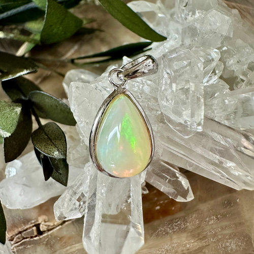 s925オパールペンダントトップ97 ペンダントトップ 円と縁 by.TAMAKO