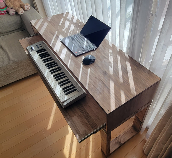 DTMデスク S140-45 DAW スライドテーブル(300) その他家具 森のきこり