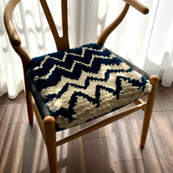 ノッティング織りの椅子敷き_29 クッション・クッションカバー