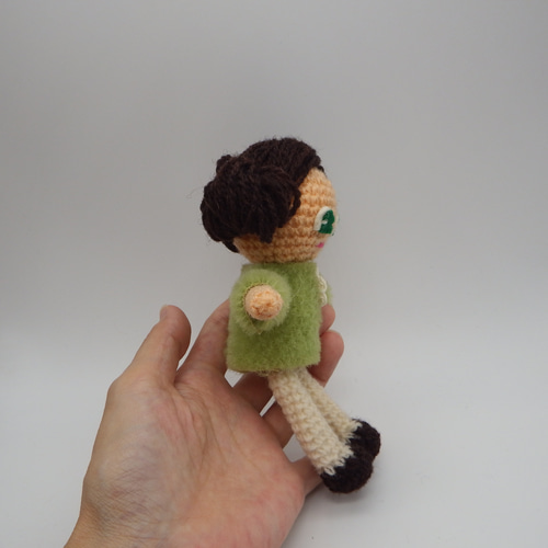 あみぐるみ】昭和レトロな女の子【039】 あみぐるみ ぬいぐるみ