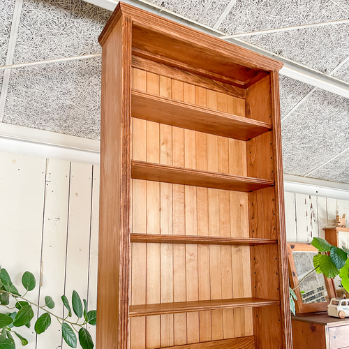 フランスアンティーク家具 オープンシェルフ ブックシェルフ W900