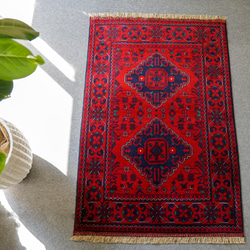 180×105cmトライバルラグ ヴィンテージラグ 手織り ペルシャ バルーチ