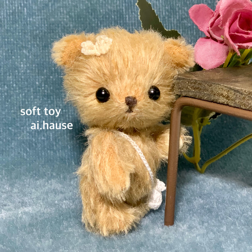 テディベア ハンドメイドぬいぐるみ 小さな熊 可愛いくま 熊生まれた