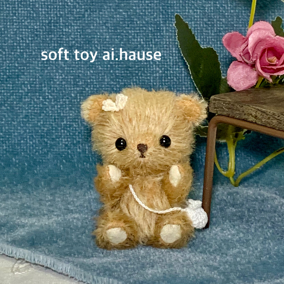 テディベア ハンドメイドぬいぐるみ 小さな熊 可愛いくま 熊生まれた