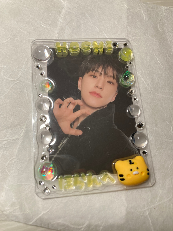 トレカケース 硬質ケース レジンデコ トレカデコ SEVENTEEN セブチ