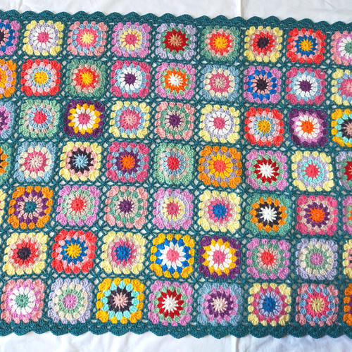 お値下げ✳︎グラニースクエア✳︎ブランケット✳︎マルチカバー