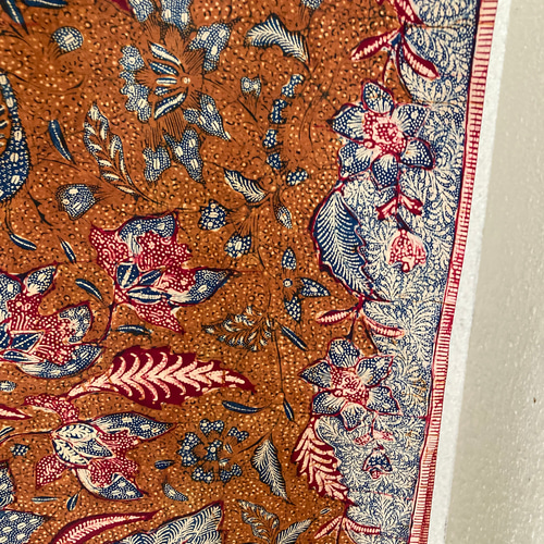 635 オールドバティック ジャワ更紗 古布 ヴィンテージ アンティーク