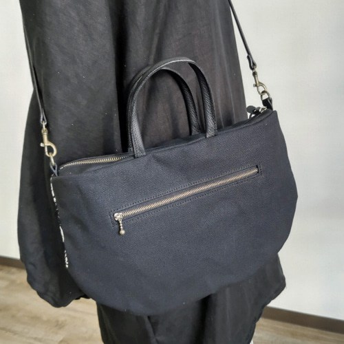 ミナペルホネン/rosyロージィーブルーグリーン/ラウンドMサイズmina