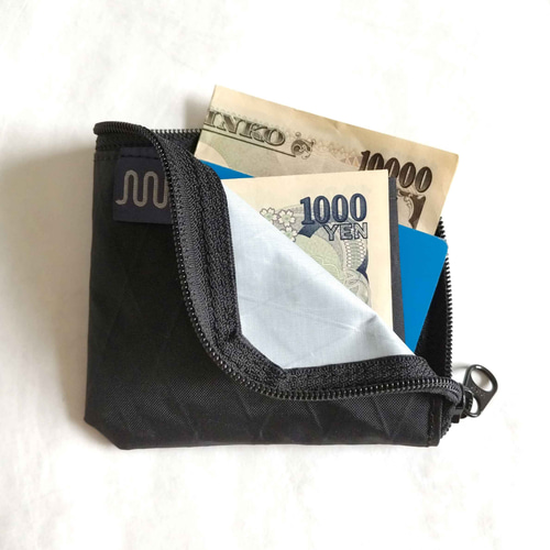 X-Pac L字ファスナーポーチワレット ブラウン アウトドア軽量財布