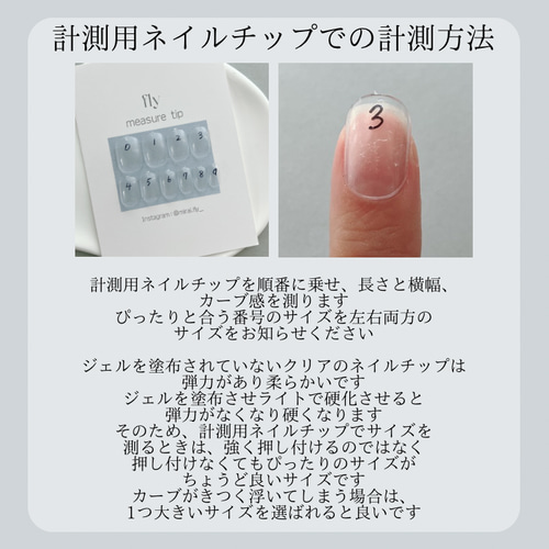 計測用ネイルチップ ネイルチップ（つけ爪） fly 通販 18179155