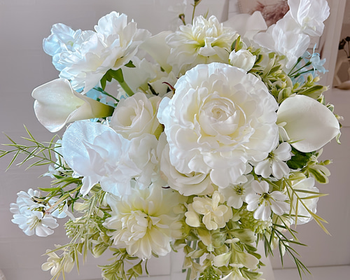 アーティフィシャルフラワー ウェディングブーケ ブーケ チェリー