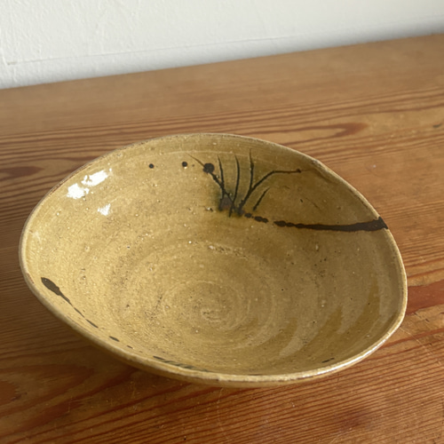 深皿 黄瀬戸 中皿 minoru 通販 18199613｜Creema(クリーマ