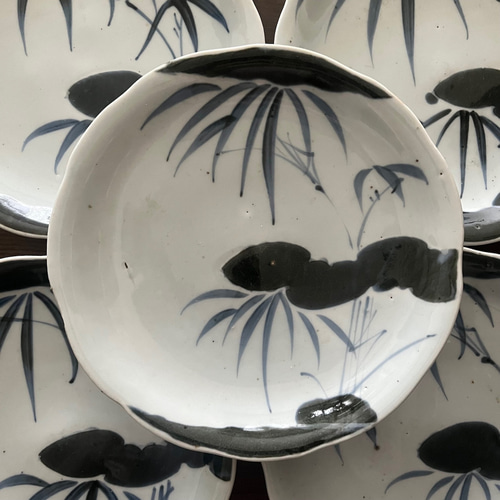 修理完了＞古伊万里7寸皿5枚組 大皿 antique art nozomi 通販