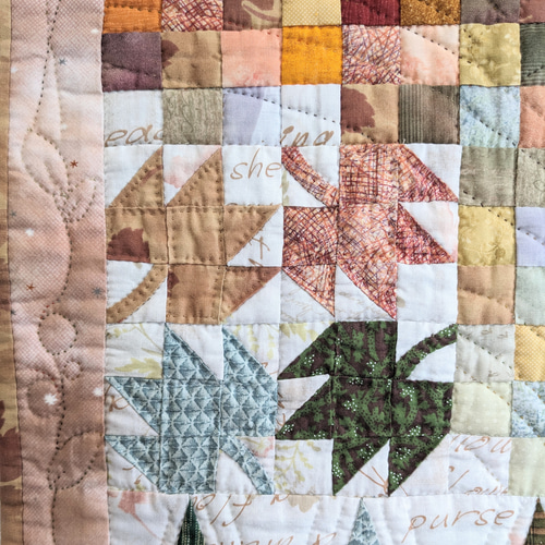 予約品☆四季の森☆秋のパッチワークキルトタペストリー タペストリー