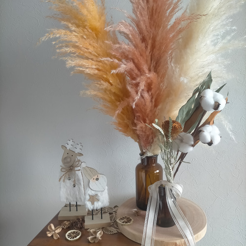 選べるカラーパンパスグラスとドライフラワーセット 超早割祭2024