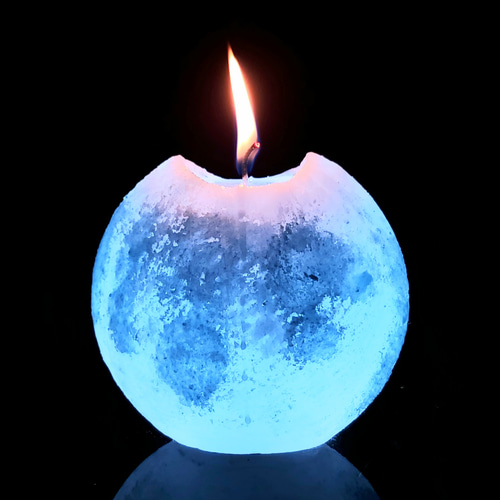 月と暦 碧 -tuki to koyomi ao- アロマキャンドル ブルームーン