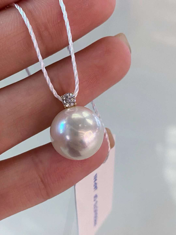 高級】白蝶真珠 ペンダントトップk18 ペンダントトップ パール大好き