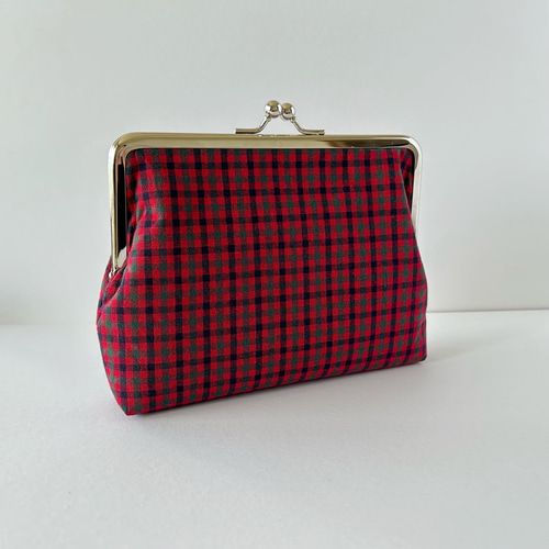 ファミリア風チェックの母子手帳ケース・お薬手帳ケース 母子手帳