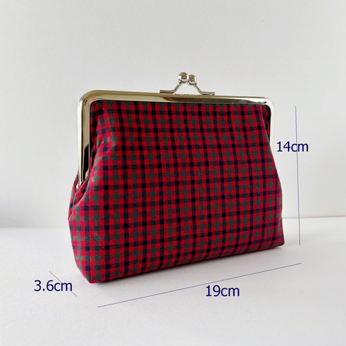 ファミリア風チェックの母子手帳ケース・お薬手帳ケース 母子手帳