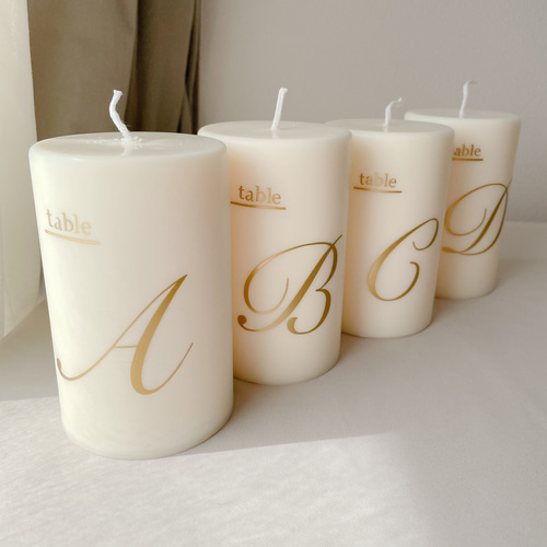 必要な分だけテーブルナンバー キャンドル その他ペーパーアイテム