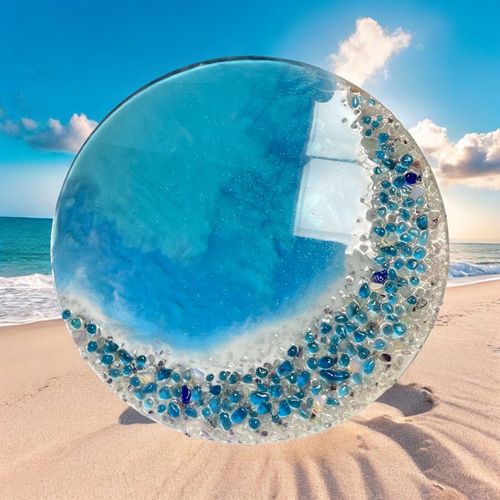 60×30cm 星の海 レジンアート オーシャン アート② 海 レジンアート