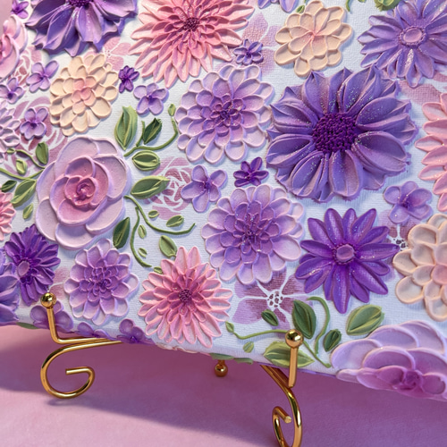 テクスチャーアート 絵画 アートパネル フラワーアート インテリア