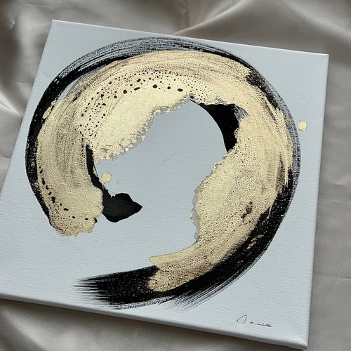 インテリア/和風/禅/絵画/アート/抽象画/モダン/ホテル/ゴールド/波