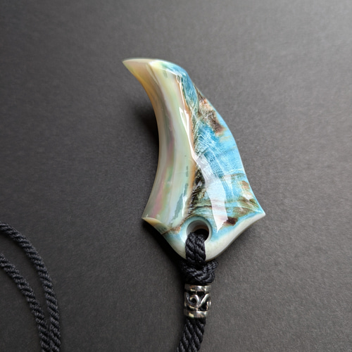 キバ 』ネックレス ✳ 夜光貝 ネックレス・ペンダント 夜光貝jewelry