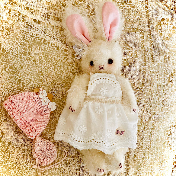 テディうさぎ ふわふわ甘えたうさぎちゃん テディベア ぬいぐるみ