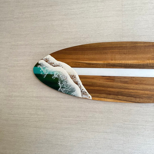 サーフボード型 ミニテーブル レジンアート サイドテーブル yes.art.f