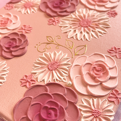 テクスチャーアート 絵画 アートパネル フラワーアート インテリア