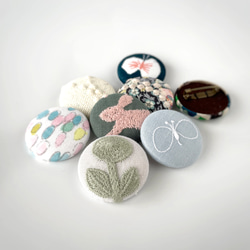 ブローチ ♡ ミナペルホネン お好み2個セット ブローチ cotton_cherry