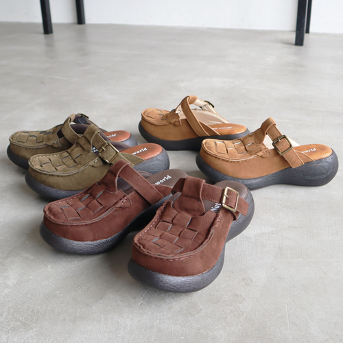 スエードアミコミサボ | 厚底 サボサンダル 秋冬 レディース Nuts