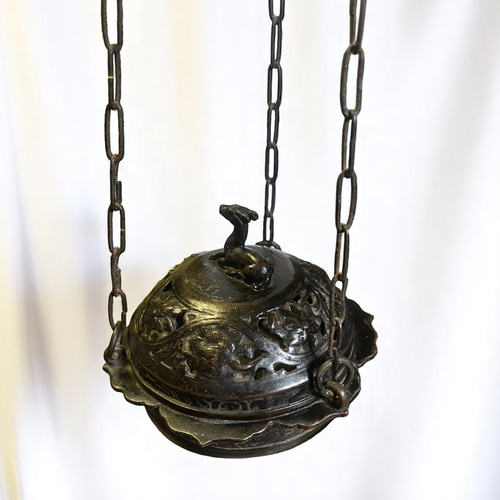 釣(吊)透香炉 安土桃山時代 ディフューザー・アロマポット antique art