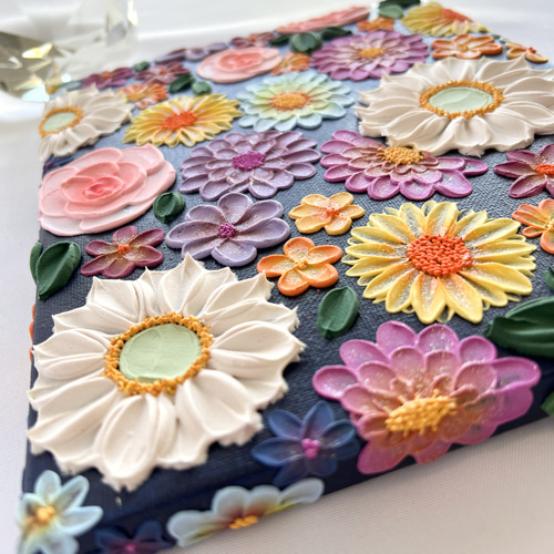 WT様 【No.89】 テクスチャーアート インテリア 花 No.89