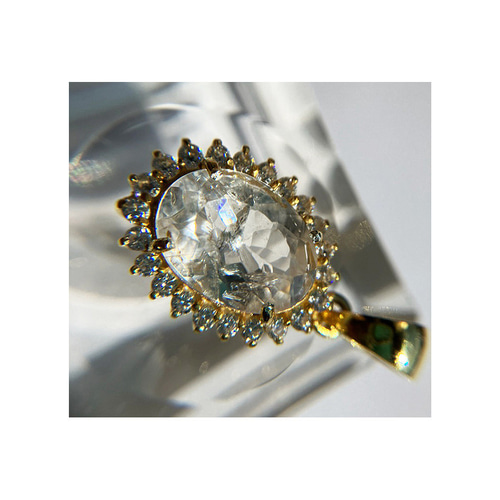 4.16ct ロシア産 フェナカイト ペンダント 証明書付き SILVER925製