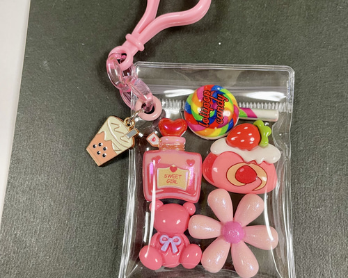 キャンディバックキーホルダー じゃらじゃらキーホルダー ガチャ詰め