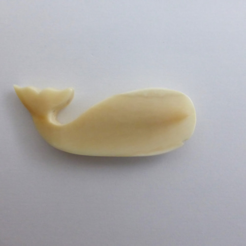 マッコウ鯨歯のオーナメント「マッコウクジラ」 かごバッグ マテリアル