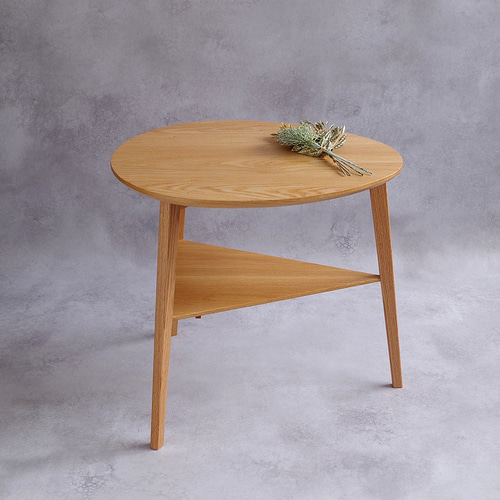 サイドテーブル 北欧風 オーク 花台 サイドテーブル おしゃれ 幅65