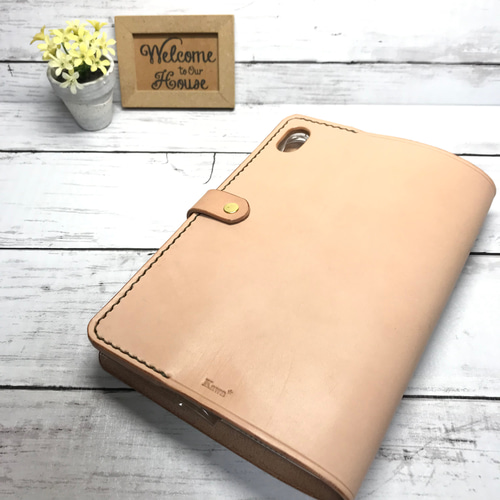 iPad mini 7/6世代 栃木レザー❗️シンプル ‼️ ヌメ革 ナチュラル