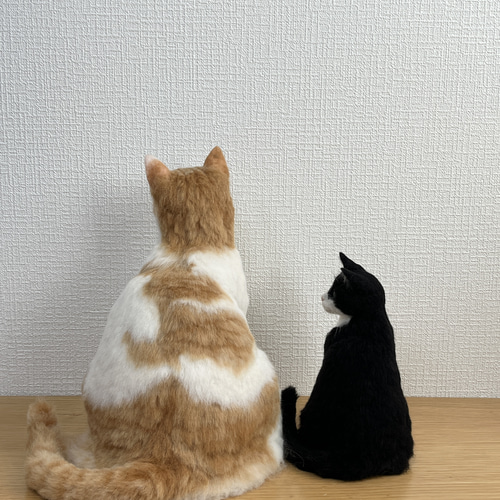 オーダーメイド】羊毛フェルト うちの子オーダー 猫 羊毛フェルト