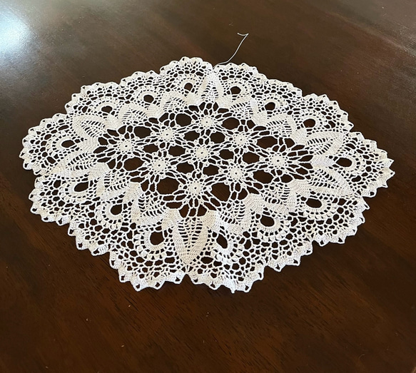 ハンドメイド レース編みドイリーNo.8 その他インテリア雑貨 Kazoo