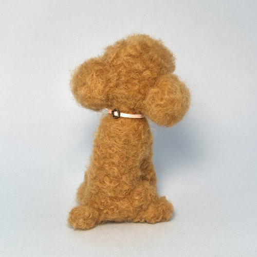 羊毛フェルト】トイプードル ミニ1 羊毛フェルト ok&ok 通販 19607619